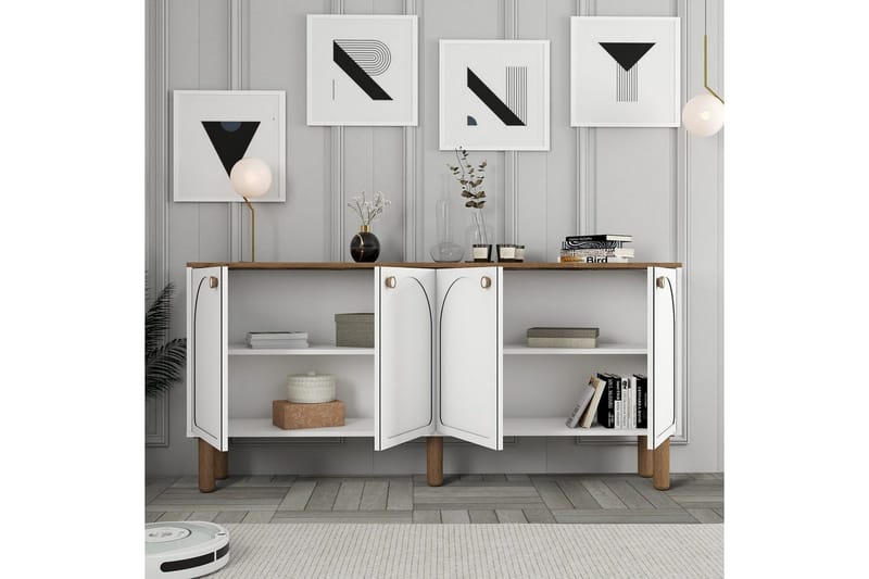 Konsoll Hvit - Hvit - Møbler - Bord - Avlastningsbord & sidobord - Konsollbord & gangbord