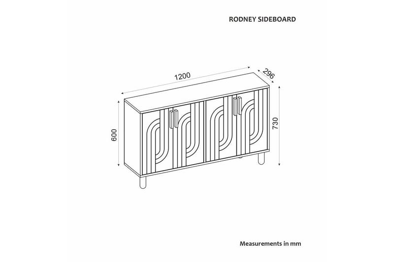 Konsoll Januka Antrasitt - Antrasitt - Møbler - Bord - Avlastningsbord & sidobord - Konsollbord & gangbord