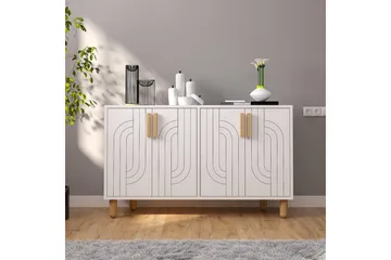 Konsoll Januka Hvit - Hvit - Møbler - Bord - Avlastningsbord & sidobord - Konsollbord & gangbord