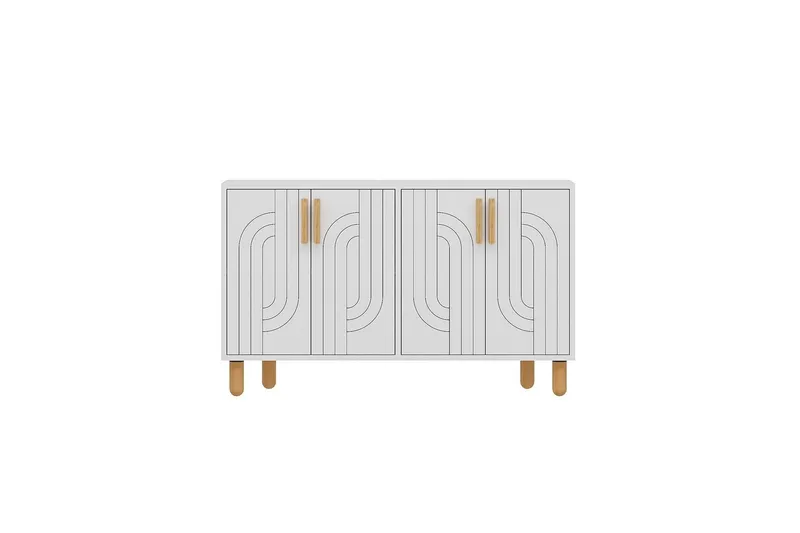 Konsoll Januka Hvit - Hvit - Møbler - Bord - Avlastningsbord & sidobord - Konsollbord & gangbord