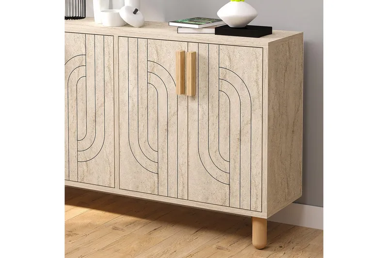 Konsoll Januka Traverten - Traverten - Møbler - Bord - Avlastningsbord & sidobord - Konsollbord & gangbord