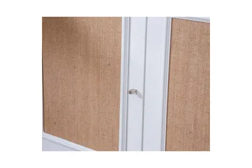 Konsoll Jatinder Hvit / Eik - Mellomfarget tre/Hvit - Møbler - Bord - Avlastningsbord & sidobord - Konsollbord & gangbord