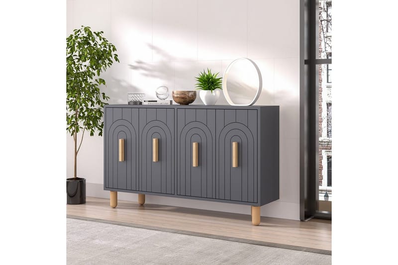 Konsoll Kambuku Antrasitt - Antrasitt - Møbler - Bord - Avlastningsbord & sidobord - Konsollbord & gangbord