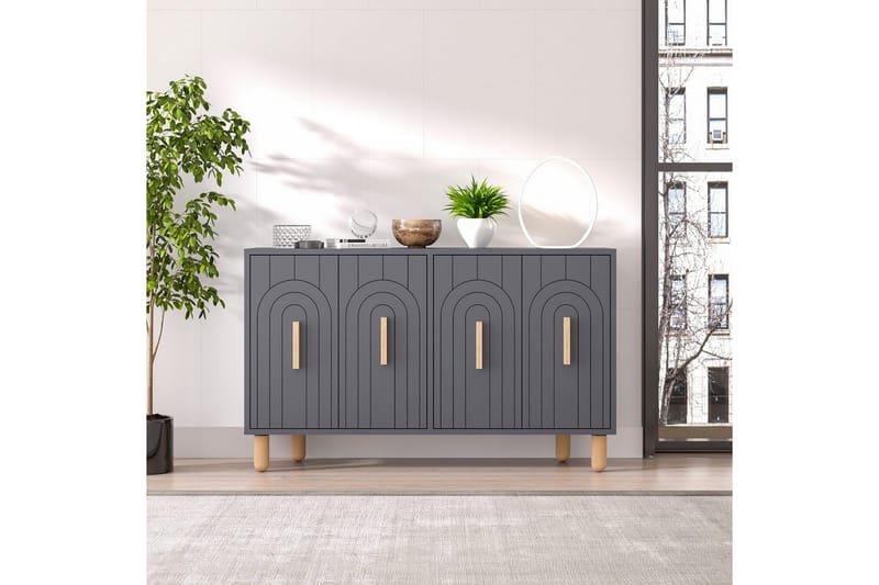 Konsoll Kambuku Antrasitt - Antrasitt - Møbler - Bord - Avlastningsbord & sidobord - Konsollbord & gangbord