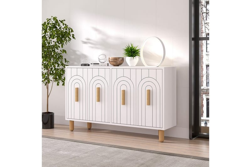 Konsoll Kambuku Hvit - Hvit - Møbler - Bord - Avlastningsbord & sidobord - Konsollbord & gangbord