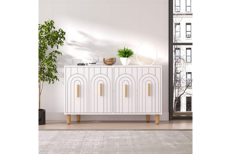 Konsoll Kambuku Hvit - Hvit - Møbler - Bord - Avlastningsbord & sidobord - Konsollbord & gangbord