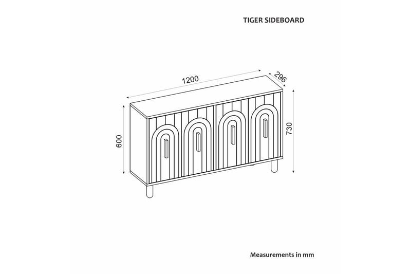 Konsoll Kambuku Hvit - Hvit - Møbler - Bord - Avlastningsbord & sidobord - Konsollbord & gangbord