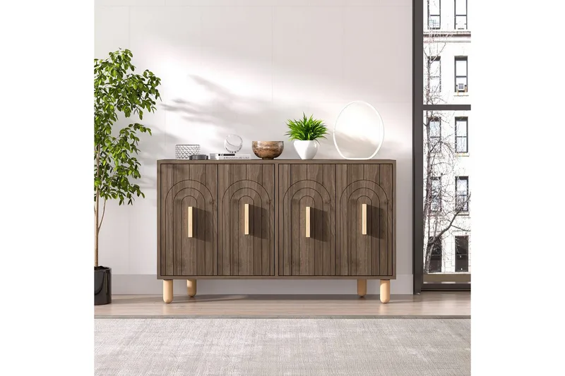 Konsoll Kambuku Valnøtt - Valnøtt - Møbler - Bord - Avlastningsbord & sidobord - Konsollbord & gangbord