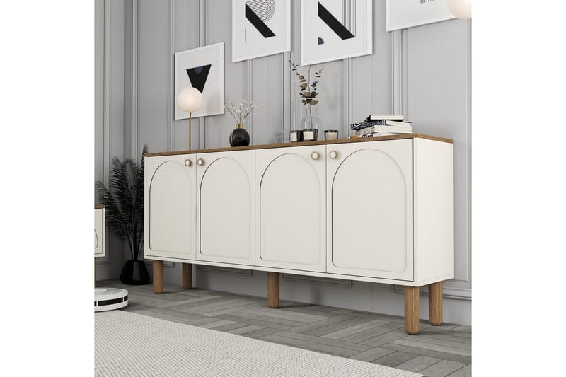 Konsoll Krem - Krem - Møbler - Bord - Avlastningsbord & sidobord - Konsollbord & gangbord