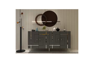 Konsoll Linje Antrasitt / Sølv - Antrasitt / Sølv - Møbler - Bord - Avlastningsbord & sidobord - Konsollbord & gangbord