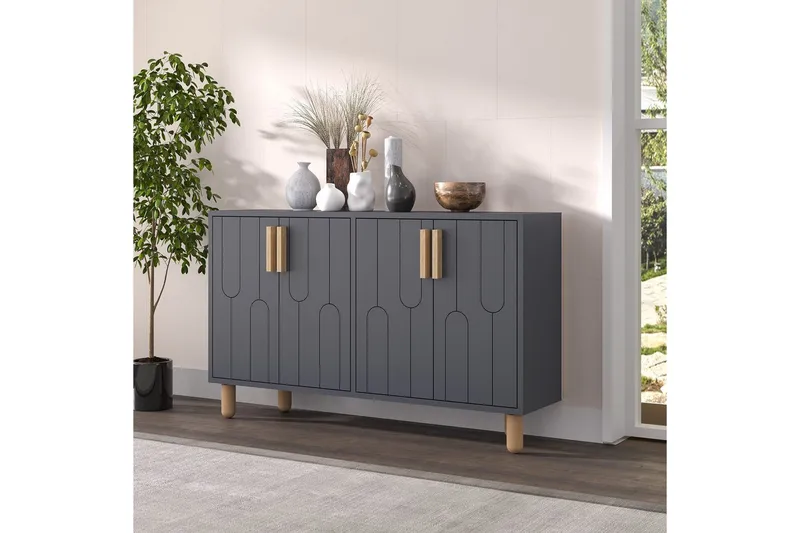 Konsoll Masateru Antrasitt - Antrasitt - Møbler - Bord - Avlastningsbord & sidobord - Konsollbord & gangbord