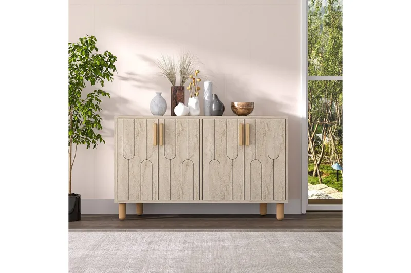 Konsoll Masateru Traverten - Traverten - Møbler - Bord - Avlastningsbord & sidobord - Konsollbord & gangbord