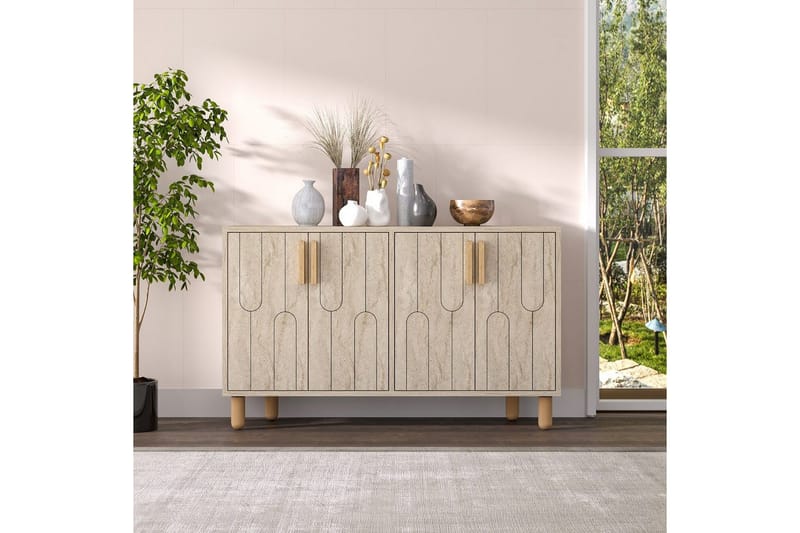 Konsoll Masateru Traverten - Traverten - Møbler - Bord - Avlastningsbord & sidobord - Konsollbord & gangbord