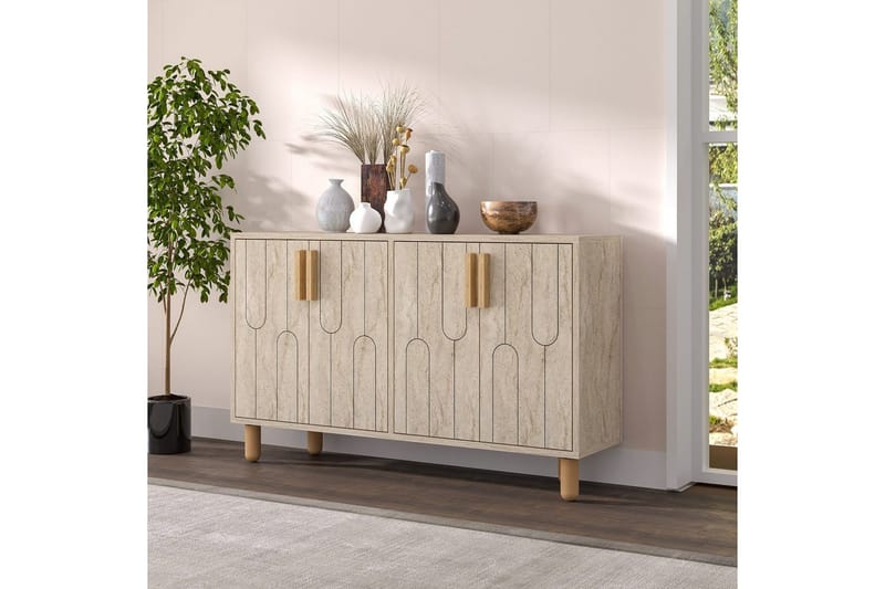 Konsoll Masateru Traverten - Traverten - Møbler - Bord - Avlastningsbord & sidobord - Konsollbord & gangbord