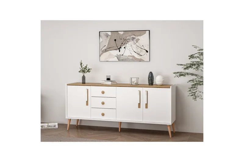 Konsoll Ralor Hvit - Hvit - Møbler - Bord - Avlastningsbord & sidobord - Konsollbord & gangbord