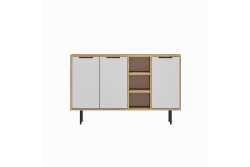 Konsoll Schmida Sudamal Eik / Hvit, Blå/Hvit