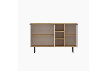 Konsoll Schmida Sudamal Eik / Hvit - Blå/Hvit - Møbler - Bord - Avlastningsbord & sidobord - Konsollbord & gangbord