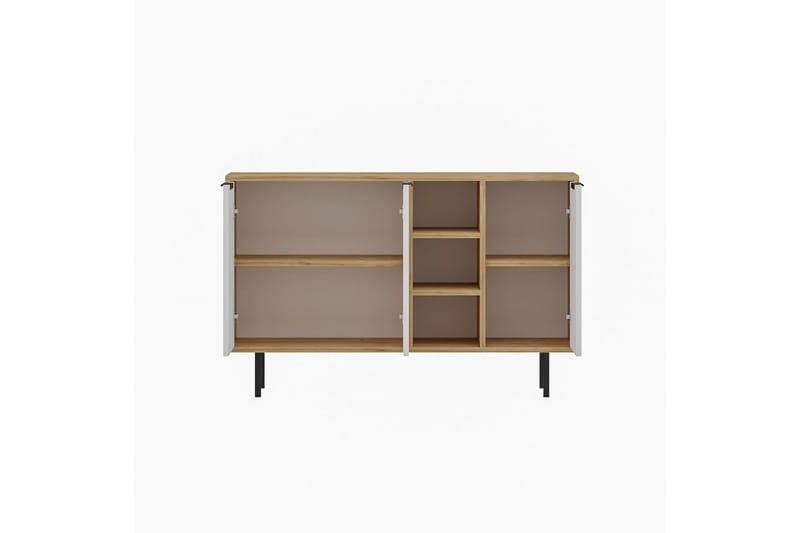 Konsoll Schmida Sudamal Eik / Hvit - Blå/Hvit - Møbler - Bord - Avlastningsbord & sidobord - Konsollbord & gangbord