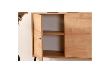 Konsoll Selougate Eik - Mellomfarget tre - Møbler - Bord - Avlastningsbord & sidobord - Konsollbord & gangbord