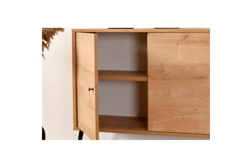 Konsoll Selougate Eik - Mellomfarget tre - Møbler - Bord - Avlastningsbord & sidobord - Konsollbord & gangbord