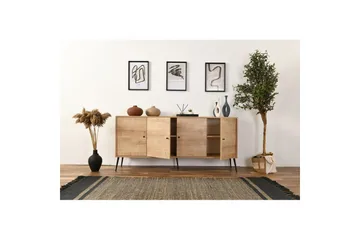 Konsoll Selougate Eik - Mellomfarget tre - Møbler - Bord - Avlastningsbord & sidobord - Konsollbord & gangbord