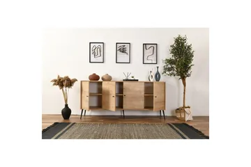 Konsoll Selougate Eik - Mellomfarget tre - Møbler - Bord - Avlastningsbord & sidobord - Konsollbord & gangbord