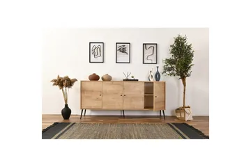 Konsoll Selougate Eik - Mellomfarget tre - Møbler - Bord - Avlastningsbord & sidobord - Konsollbord & gangbord