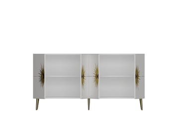 Konsoll Tari Hvit / Gull - Hvit / Gull - Møbler - Bord - Avlastningsbord & sidobord - Konsollbord & gangbord