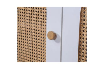 Konsoll Terra Hvit / Eik - Mellomfarget tre/Hvit - Møbler - Bord - Avlastningsbord & sidobord - Konsollbord & gangbord