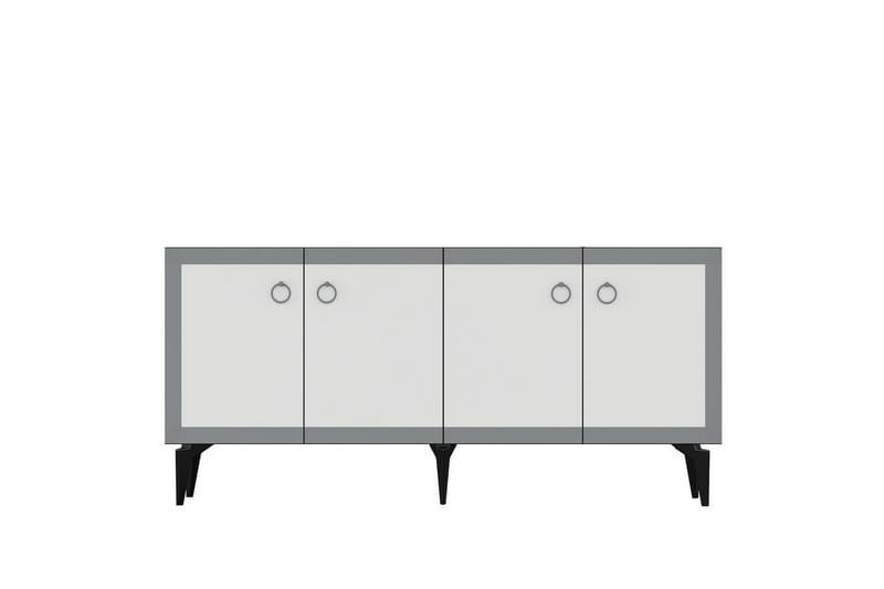 Konsoll Petrolla Svart Marmor / Hvit / Sølv - Svart Marmor / Hvit / Sølv - Møbler - Bord - Avlastningsbord & sidobord - Konsollbord & gangbord