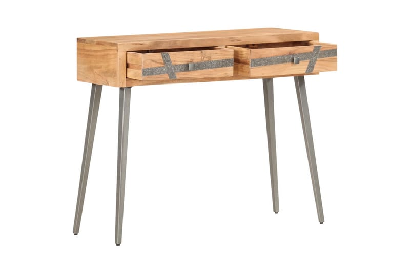 Konsollbord 90x30x75 cm heltre akasie -   - Konsollbord & gangbord - Avlastningsbord & sidobord - Entreoppbevaring