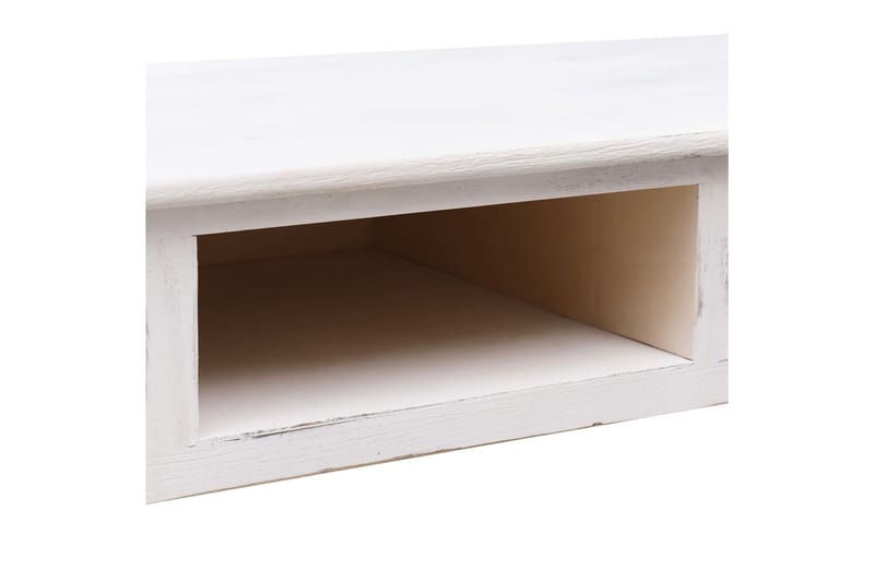 Konsollbord antikk hvit 110x45x76 cm tre - Hvit - Konsollbord & gangbord - Avlastningsbord & sidobord - Entreoppbevaring
