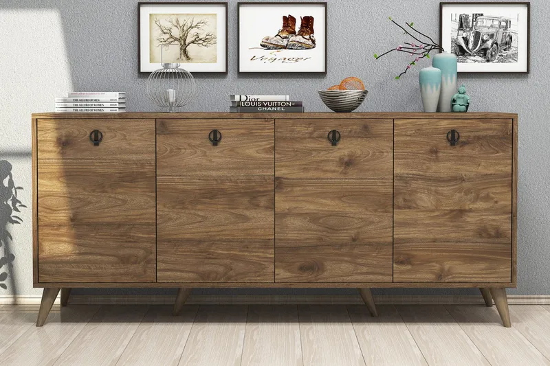 Konsollbord Athodna Konsollbord 180 cm Brun - Møbler - Bord - Avlastningsbord & sidobord - Konsollbord & gangbord