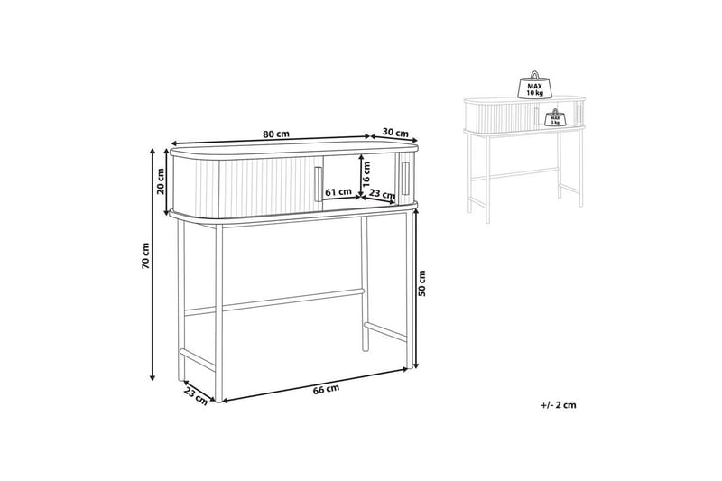 Konsollbord Bradley - Møbler - Bord - Avlastningsbord & sidobord - Konsollbord & gangbord