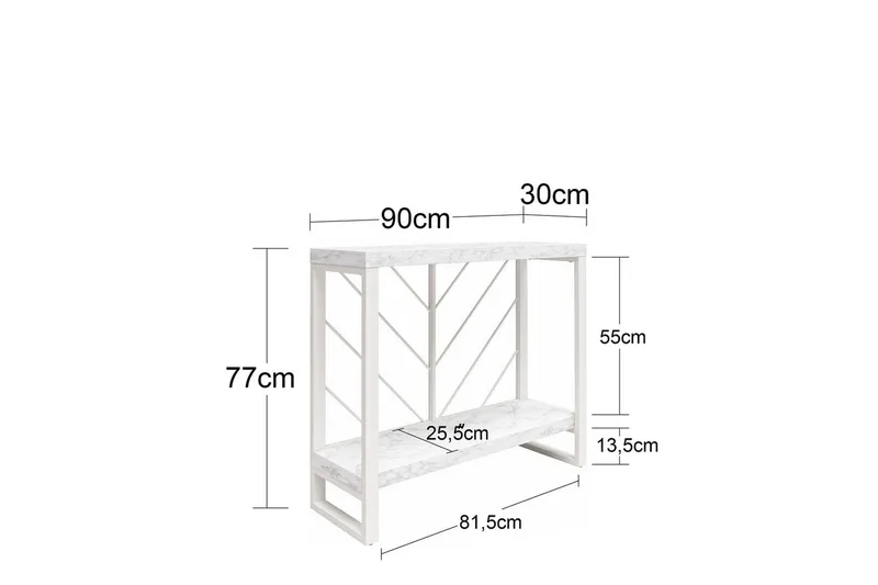 Konsollbord Brielle - Møbler - Bord - Avlastningsbord & sidobord - Konsollbord & gangbord