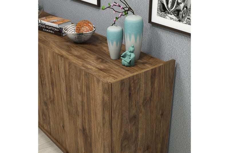 Konsollbord Challur konsollbord 180 cm Mörkbrun - Møbler - Bord - Avlastningsbord & sidobord - Konsollbord & gangbord