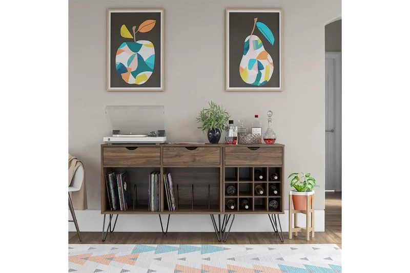 Konsollbord Concord Valnøtt - Valnøtt - Møbler - Bord - Avlastningsbord & sidobord - Konsollbord & gangbord