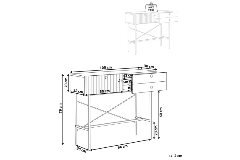 Konsollbord Coventry - Møbler - Bord - Avlastningsbord & sidobord - Konsollbord & gangbord