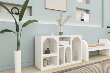 Konsollbord Dalim 120 cm - Hvit - Møbler - Bord - Avlastningsbord & sidobord - Konsollbord & gangbord