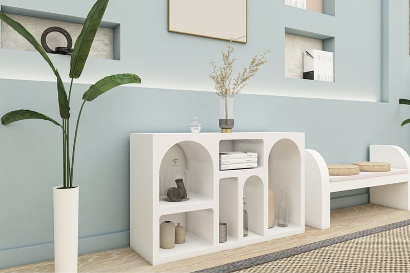 Konsollbord Dalim 120 cm - Hvit - Møbler - Bord - Avlastningsbord & sidobord - Konsollbord & gangbord