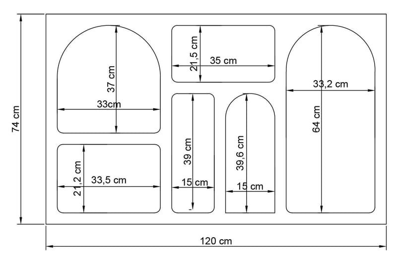 Konsollbord Dalim 120 cm - Hvit - Konsollbord & gangbord - Avlastningsbord & sidobord - Entreoppbevaring