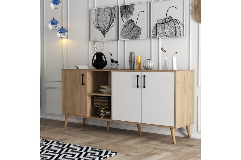 Konsollbord Desgrar konsollbord 180x80 cm Brun - Møbler - Bord - Avlastningsbord & sidobord - Konsollbord & gangbord