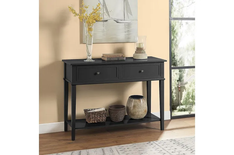 Konsollbord Franklin 104 cm Svart - Dorel Home - Møbler - Bord - Avlastningsbord & sidobord - Konsollbord & gangbord