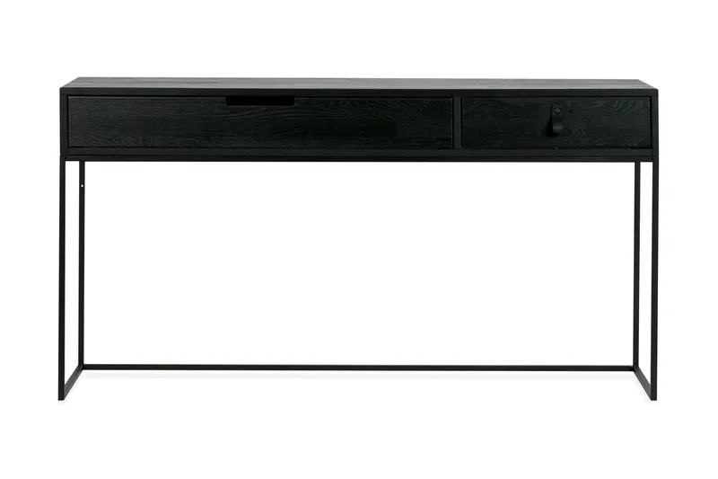 Atila Avlastningsbord 140 cm, Svart Eik