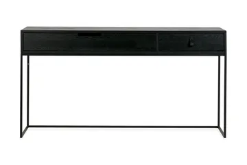 Atila Avlastningsbord 140 cm - Svart Eik - Møbler - Bord - Avlastningsbord & sidobord - Konsollbord & gangbord