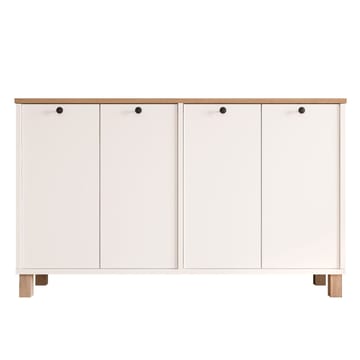 Konsollbord Hanah Home Nord (120 x 73,6 x 29,5 cm) White Oak - Hvit og eik - Møbler - Bord - Avlastningsbord & sidobord - Konsollbord & gangbord