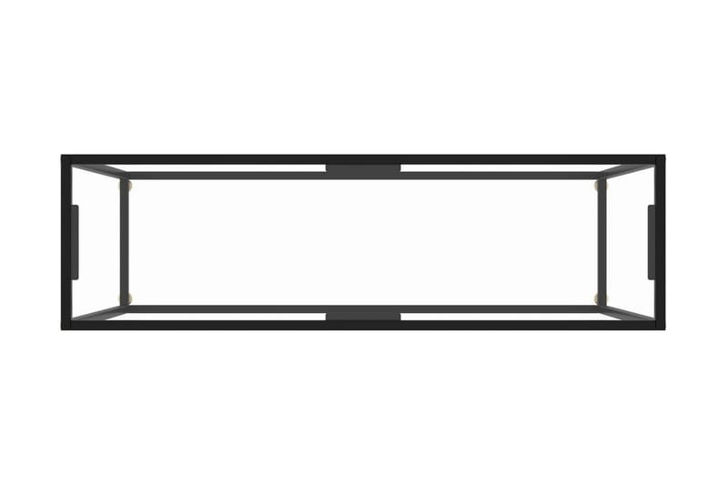 Konsollbord gjennomsiktig 120x35x75 cm herdet glass - Gjennomsiktig - Konsollbord & gangbord - Avlastningsbord & sidobord - Entreoppbevaring