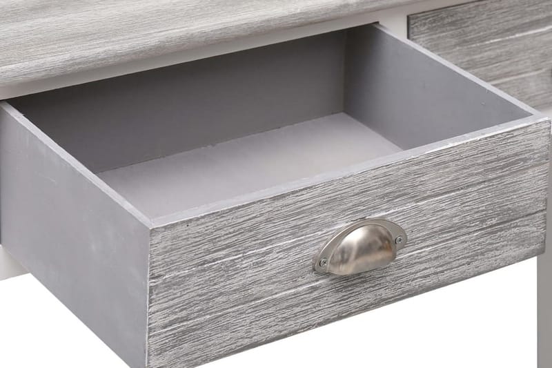 Konsollbord grå 90x30x77 cm tre - Grå - Konsollbord & gangbord - Avlastningsbord & sidobord - Entreoppbevaring
