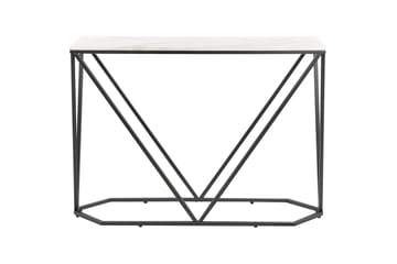 Konsollbord Hazen Hvit, Svart - Hvit, Svart - Møbler - Bord - Avlastningsbord & sidobord - Konsollbord & gangbord
