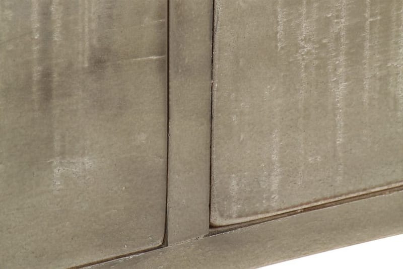 Konsollbord heltre mango grå med messing 110x35x76 cm - Konsollbord & gangbord - Avlastningsbord & sidobord - Entreoppbevaring